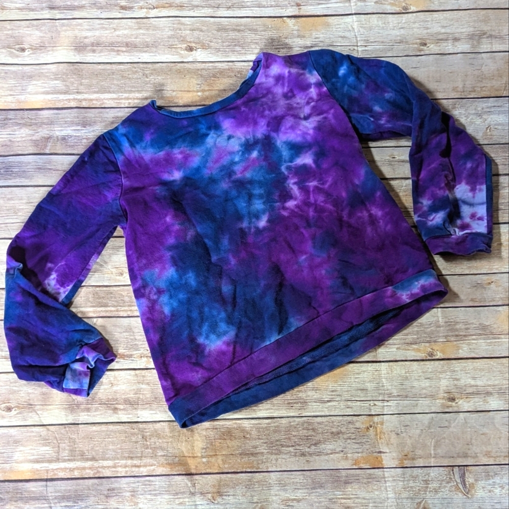 It's Our Time Girls Tie Dye Sweatshirt